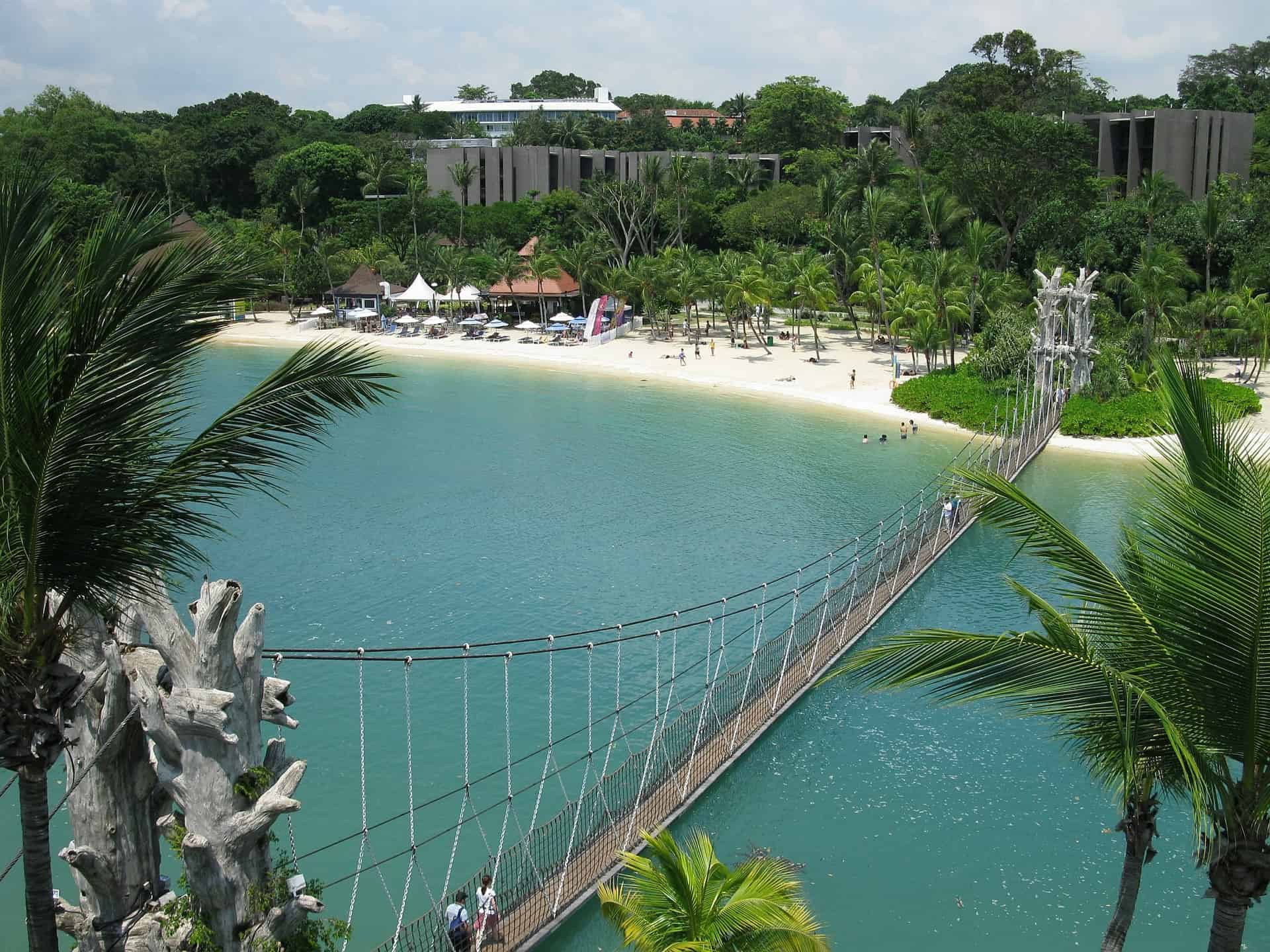 Beach in Sentosa Singapore